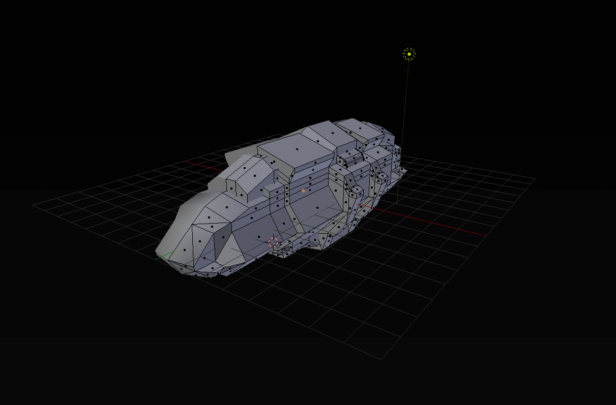 Single Axis Mirroring to create a rough model